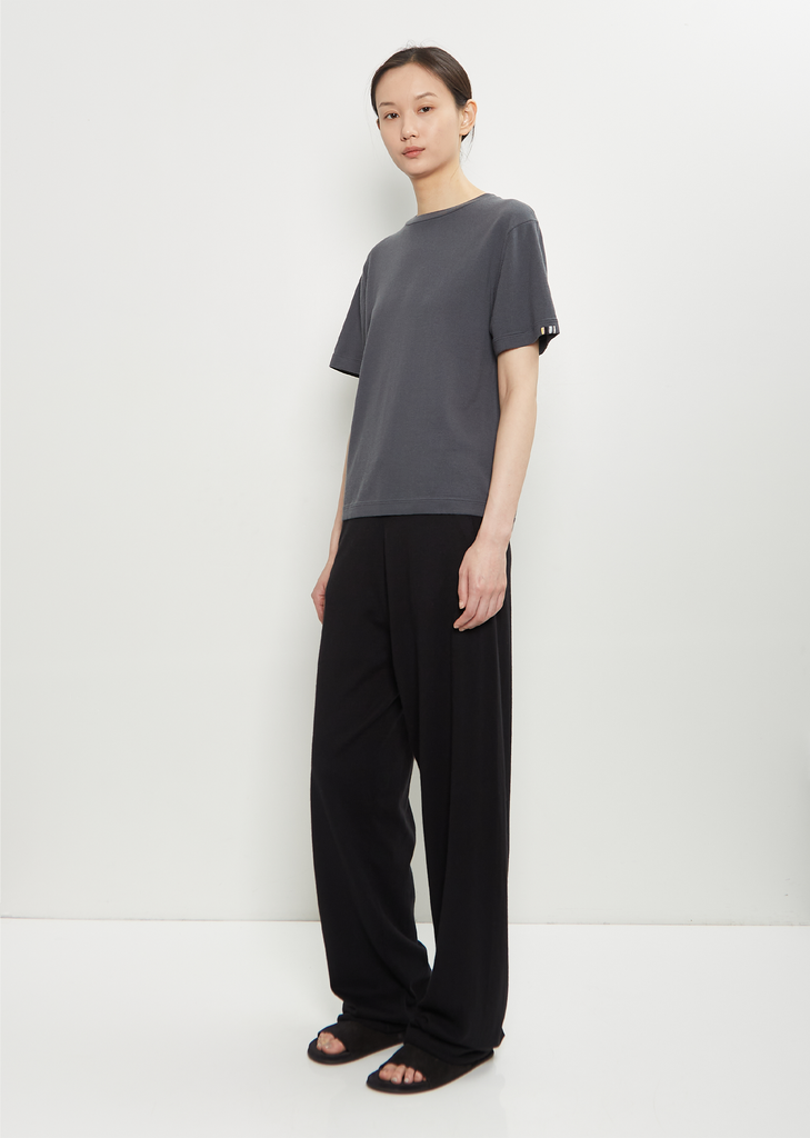 n°268 Cuba Cotton Cashmere Top — Lake