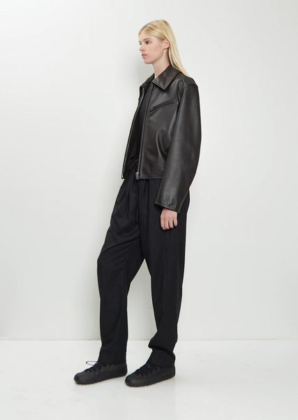 Boxy Leather Blouson – La Garçonne