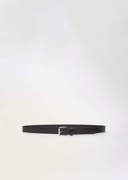 Rail Leather Belt 25 — Dark Brown – La Garçonne