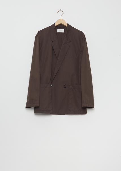 Cotton Twill Double Breasted Workwear Jacket – La Garçonne