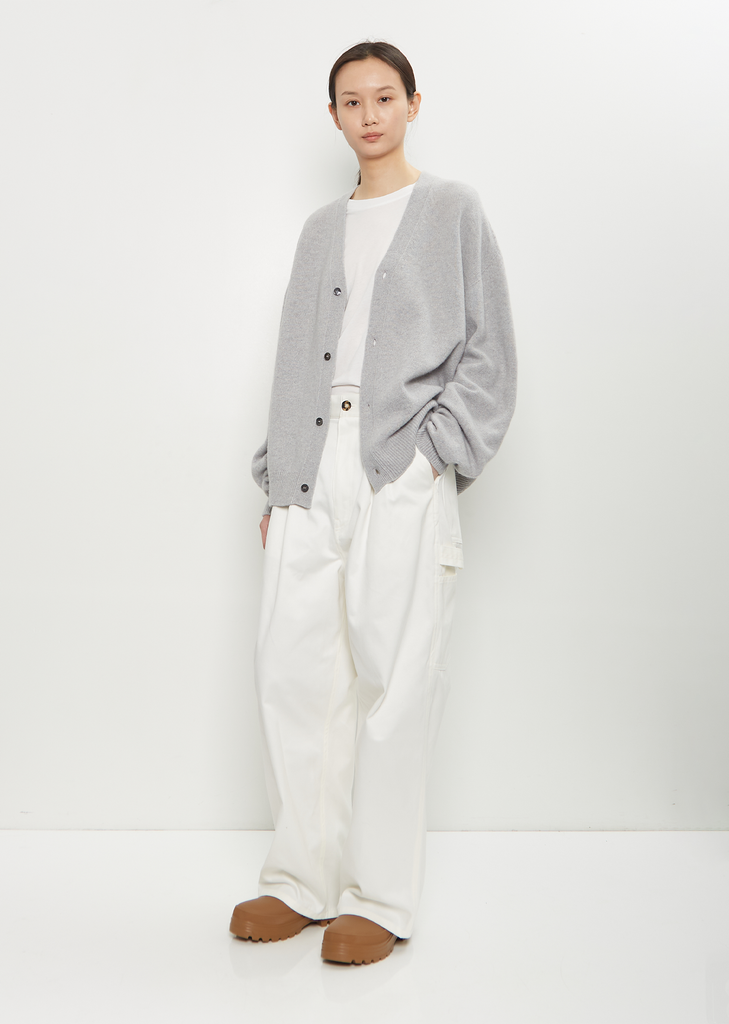 Mabuse Cardigan — Light Grey Melange