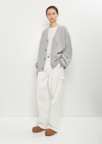 Mabuse Cardigan — Light Grey Melange