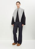 Marc Triangle Scarf — Light Grey