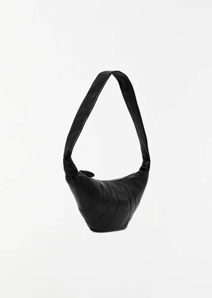 バッグ LEMAIRE MEDIUM CROISSANT BAG BLACK Medium Croissant Bag — Black – La Garçonne