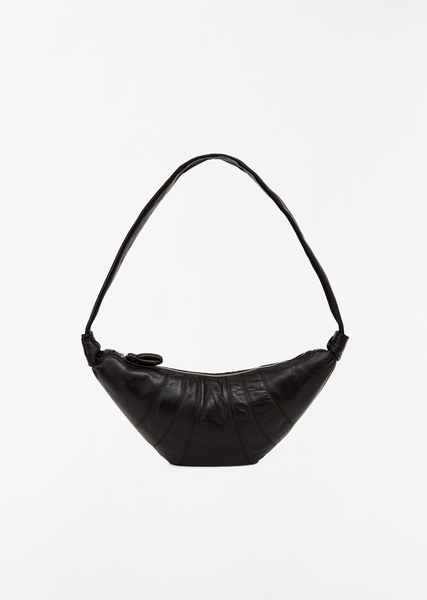 Medium Croissant Bag — Dark Chocolate – La Garçonne