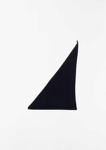 n°35 Bandana Cashmere Nylon Scarf — Navy