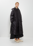 Technical Padded Coat — Black