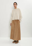 Cotton Corduroy Gaucho Pants