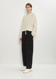 Aviao Hand-Knitted Merino Wool Sweater — Off White