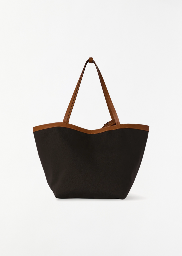 Park Tote Three Canvas — Brown / Ecru / Cuir Ans