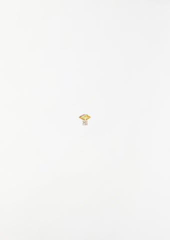 Single Duo Marquise Stud