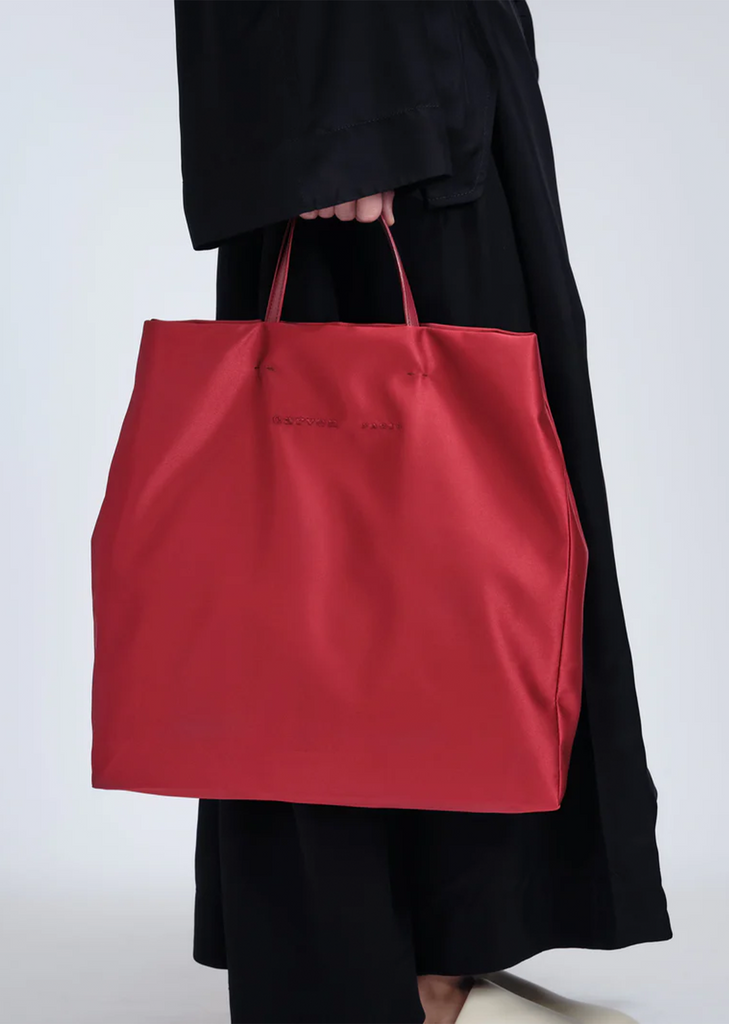 Jeanne Satin Bag — Ruby