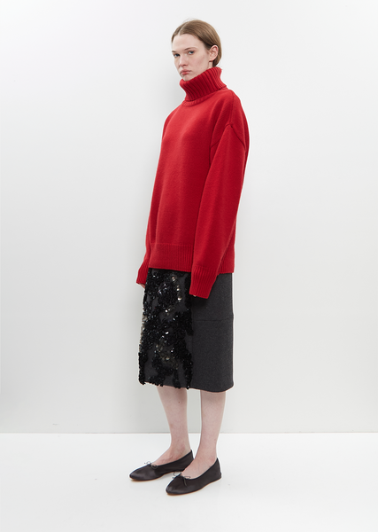 Cashmere n°20 Oversize Xtra Sweater – Pepper – La Garçonne