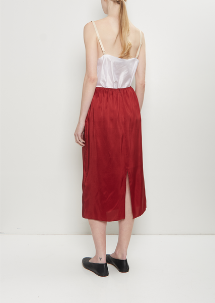 Silk Pull On Skirt – La Garçonne