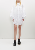 Signature Sleeve Short Shirt Dress w/ Trim
