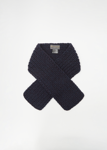 Agnes Cashmere Scarf — Navy
