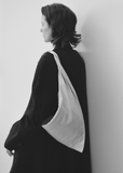 Leather Scarf Bag, Small — Off White
