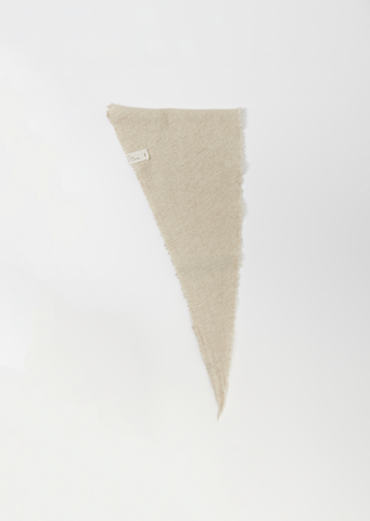 Soft Wool Cashmere Scout Scarf — Natural