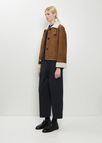 Cropped Shearling Jacket – La Garçonne