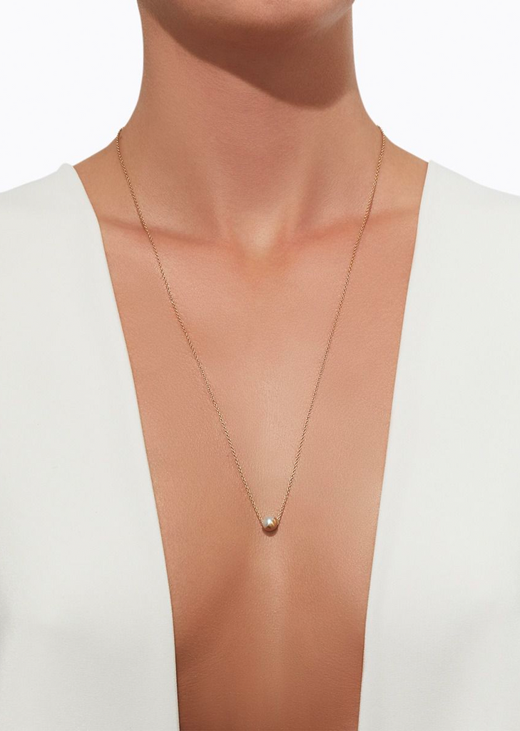 Half Pearl Necklace 45°