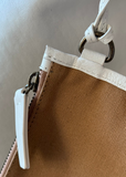 Matte Shopper Bag, Large — Chalk