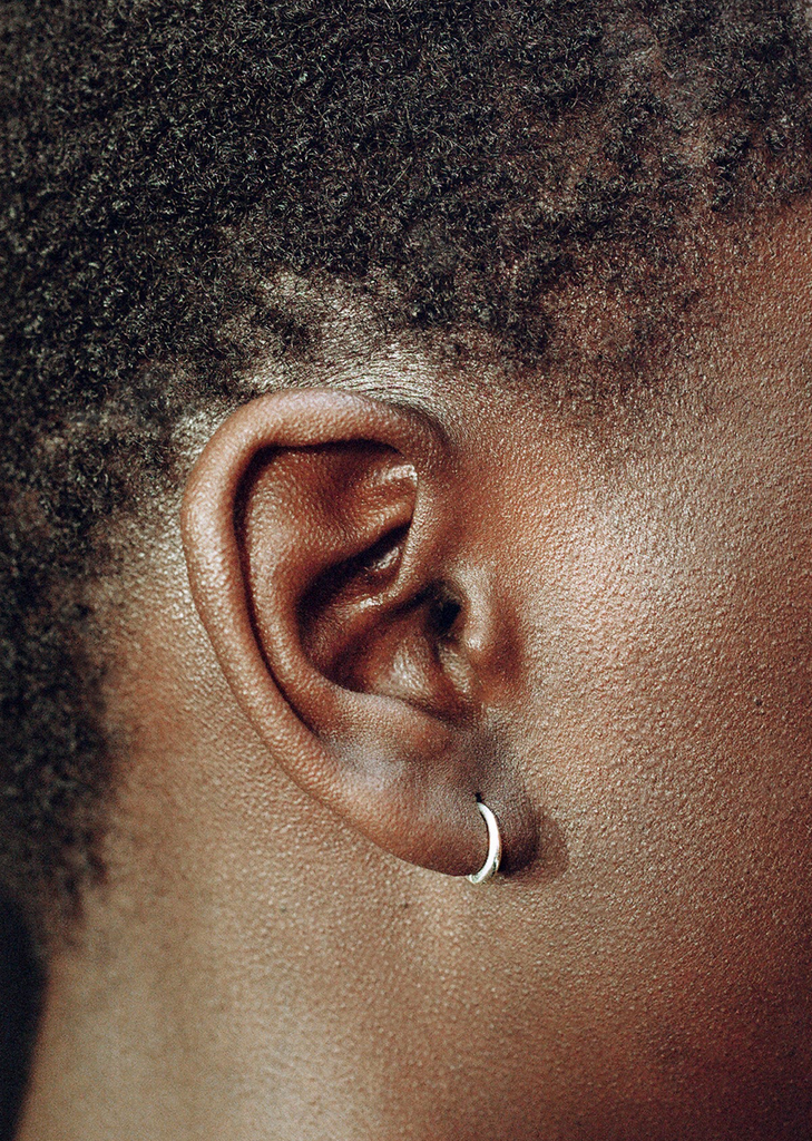 Small Nouveau Hoops
