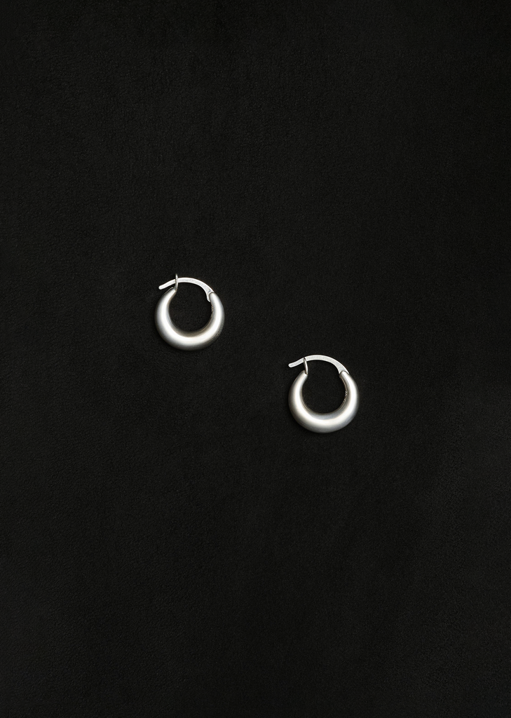 Silver Tiny Essential Hoops
