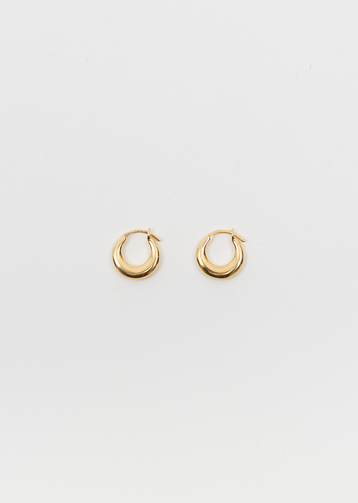 Gold Tiny Essential Hoops