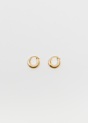 Gold Tiny Essential Hoops