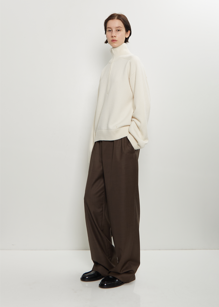 Dries Cashmere Stand Collar Sweater