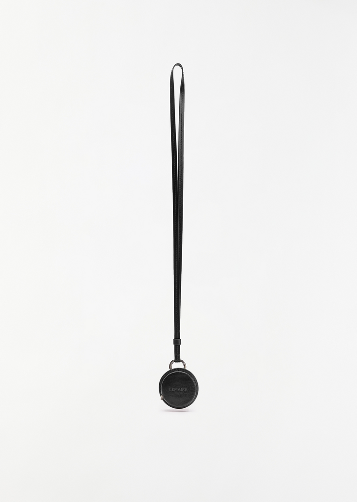 Molded Tape Necklace — Black
