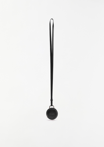 Molded Tape Necklace — Black