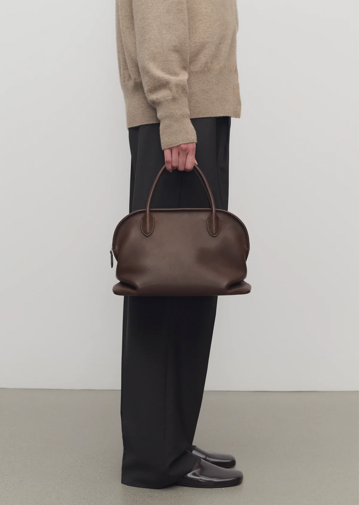 Agnes Leather Bag — Deep Brown