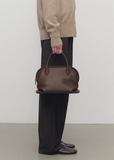 Agnes Leather Bag — Deep Brown