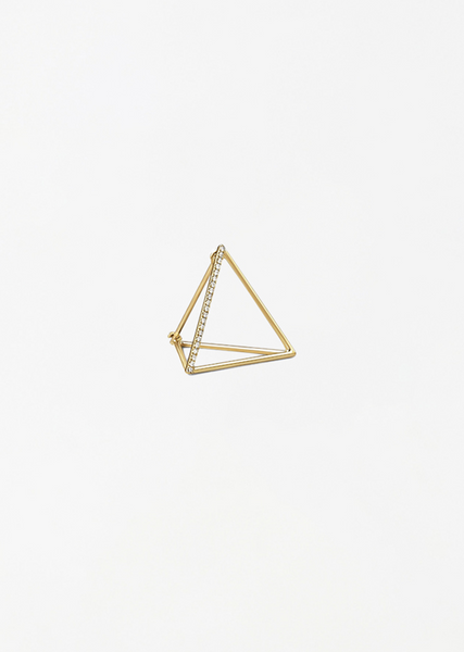 Diamond Triangle Earring 01 20 – La Garçonne
