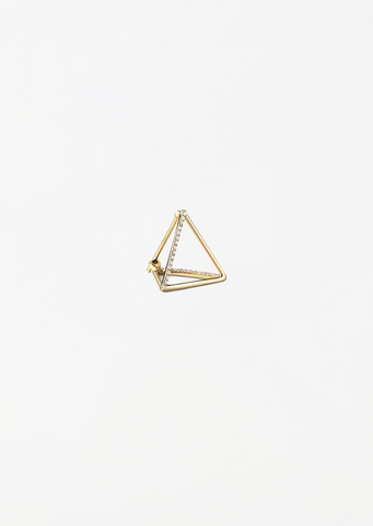 Diamond Triangle Earring 02 15