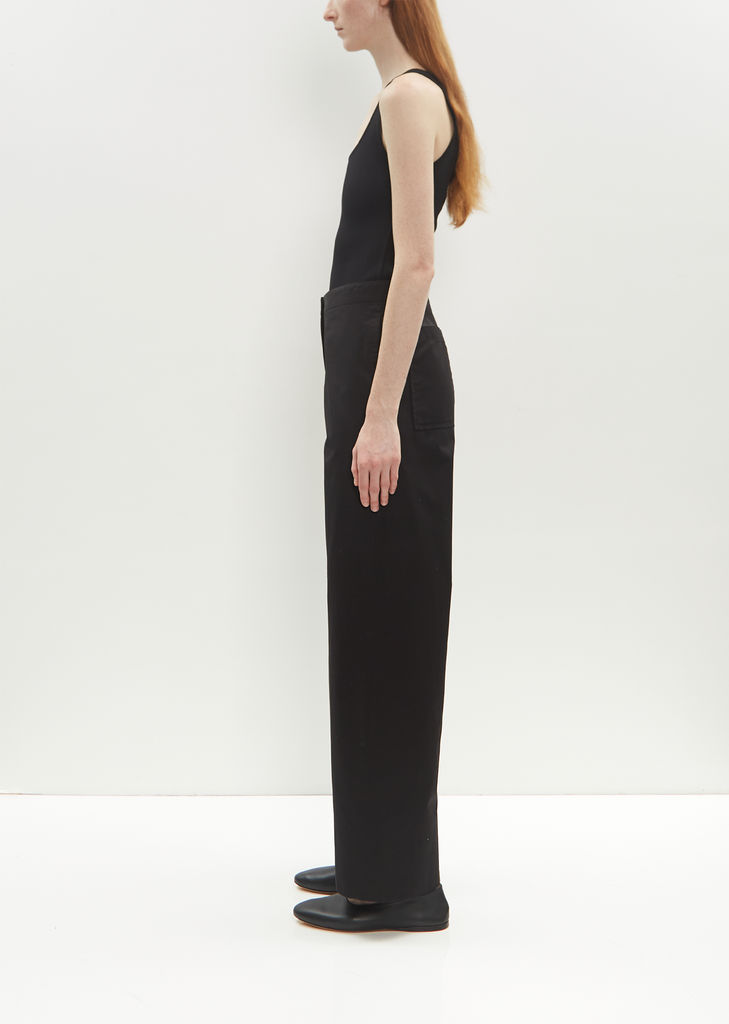 Organic Cotton Twisted Seam Trousers