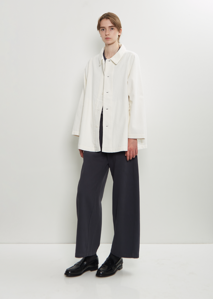 Joseph Cotton Velvet Jacket — Winter White