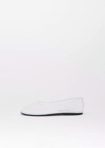 Ballet Round Mesh Ness — White