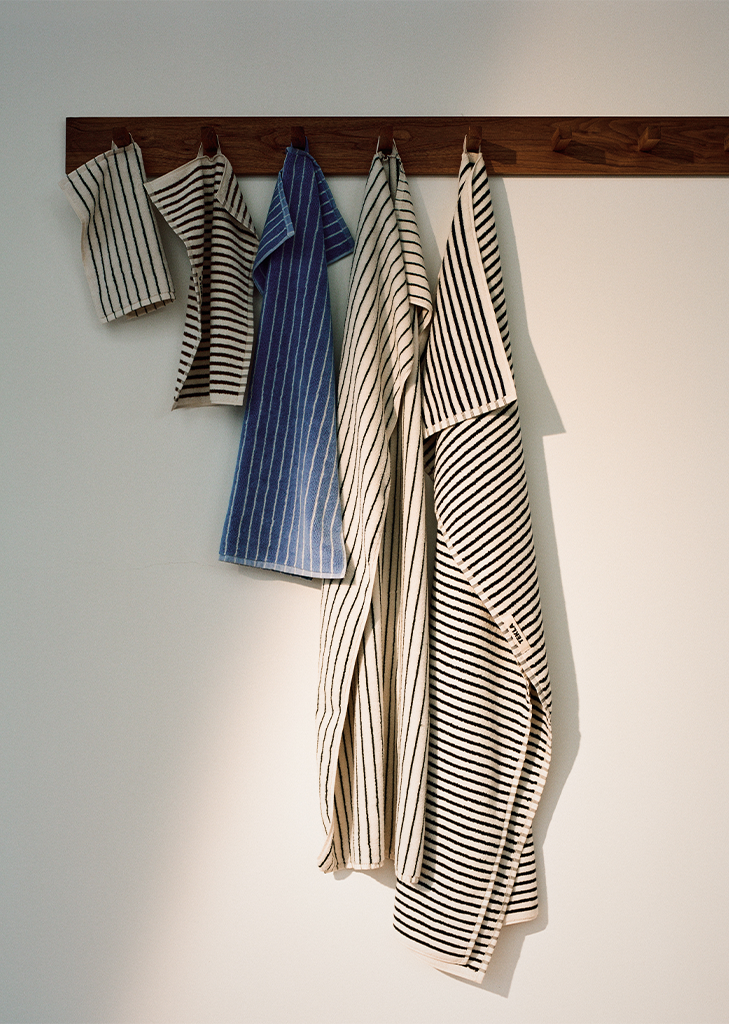 Striped Terry Bath Towel — Kodiak Stripes