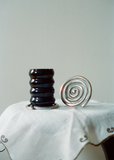 Opaque Ripple Cup (Set of Two) — Onyx