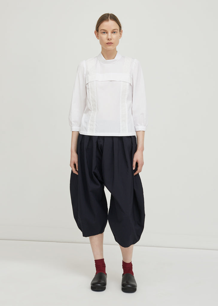 Tropical Treated Wide Leg Pants