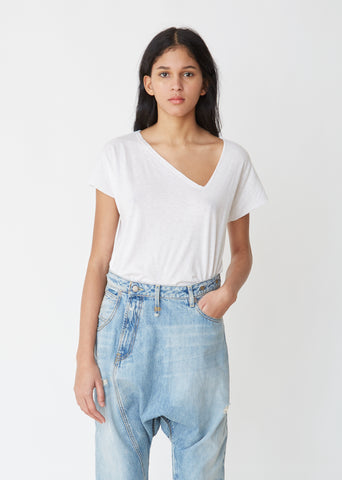 Kurt Asymmetrical V-Neck Tank