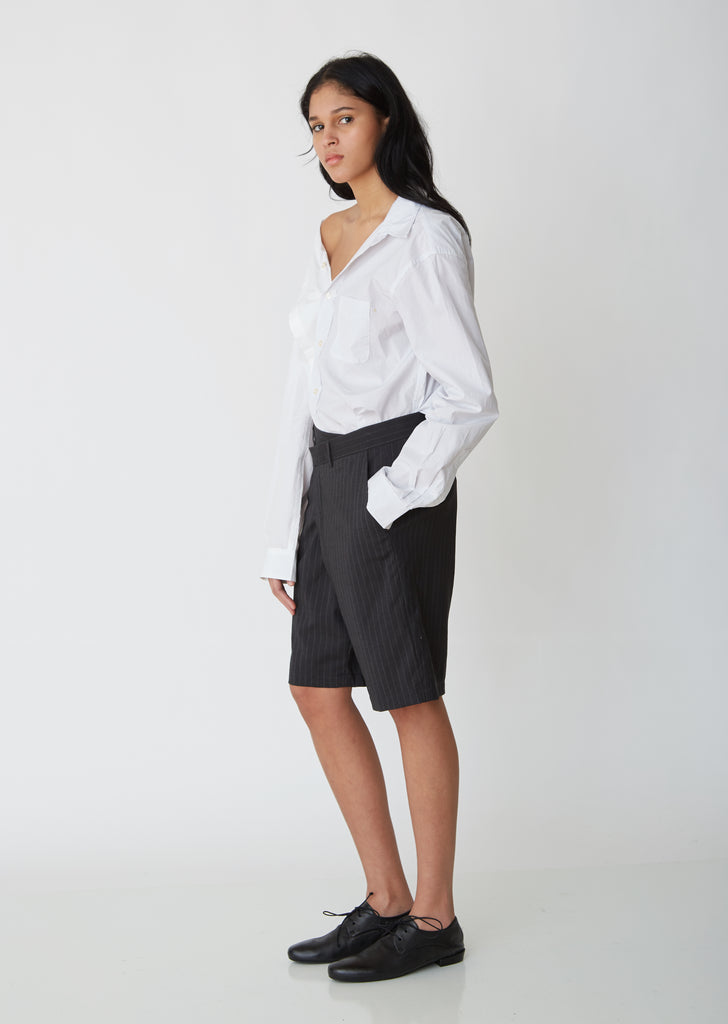 Crossover Pinstripe Shorts