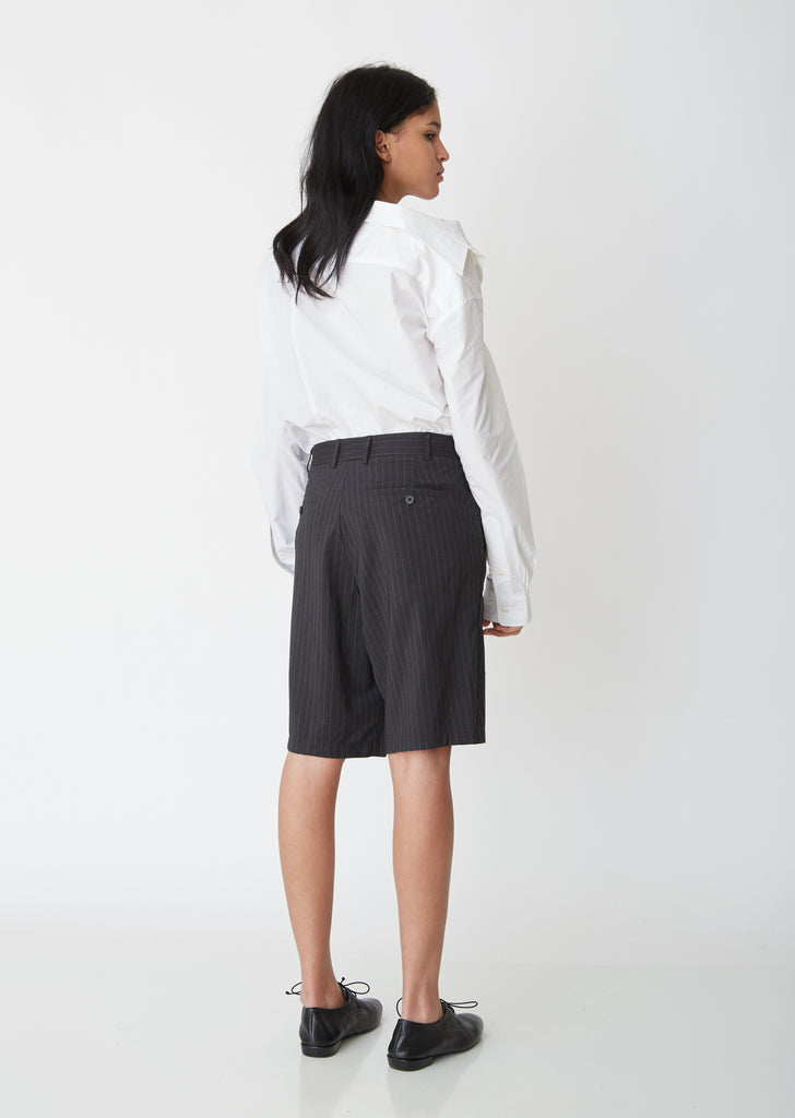 Crossover Pinstripe Shorts