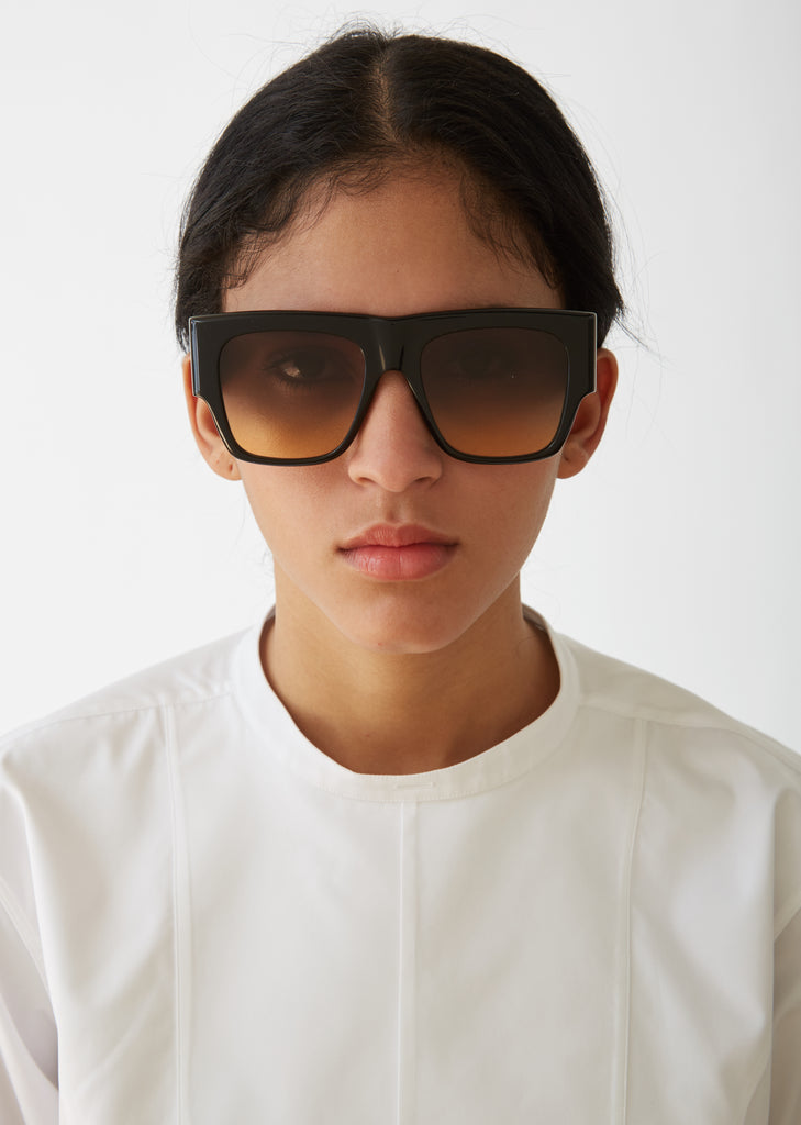 Square Acetate Gradient Sunglasses