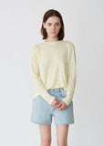Taline Long Sleeve Linen Tee