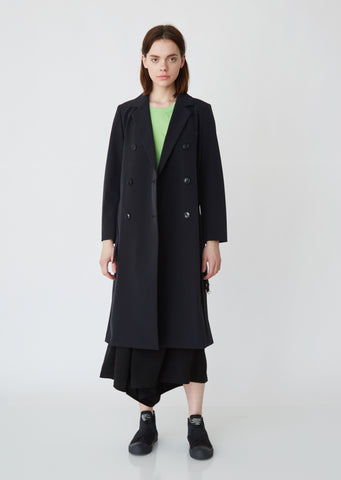 Double Breasted Twill Coat
