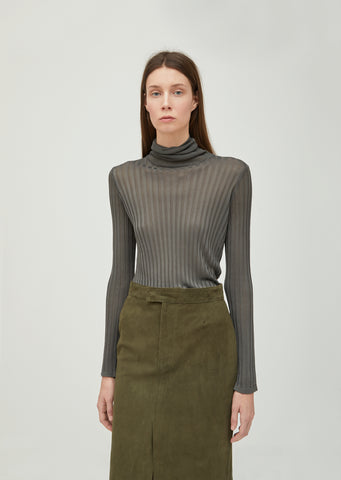 Emma Ribbed Turtleneck