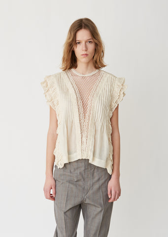 Roya Madonna Lace Top